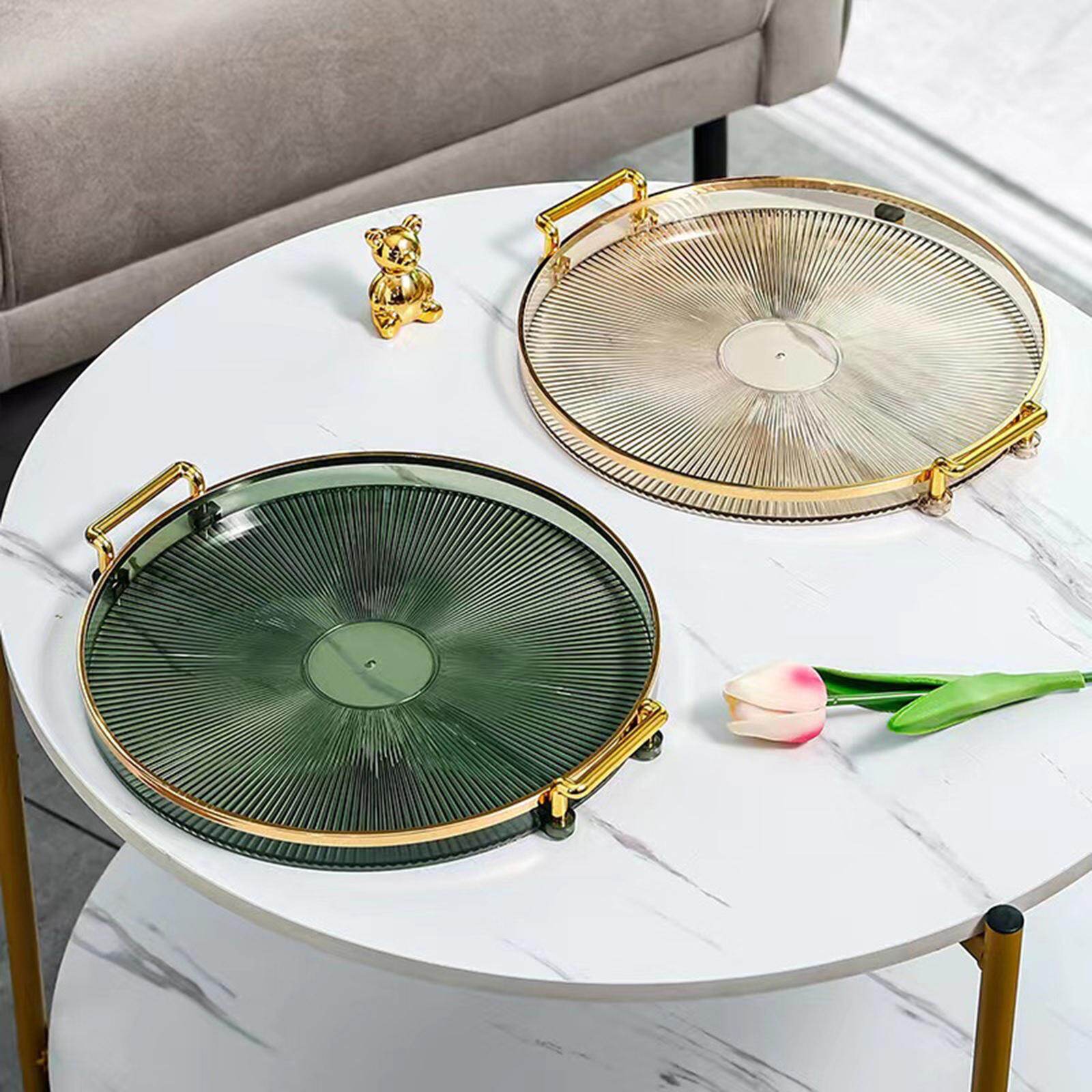Blesiya Khay Phục Vụ Đa Năng Có Tay Cầm Khay Tráng Miệng Cho Bữa Tiệc