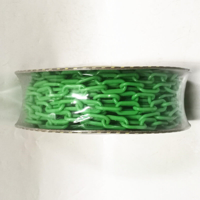 millionhardware - 6mmx20meter ( Red / Yellow / White / Green / Blue / Yellow Black / Red White ) Safety PVC Plastic Chain