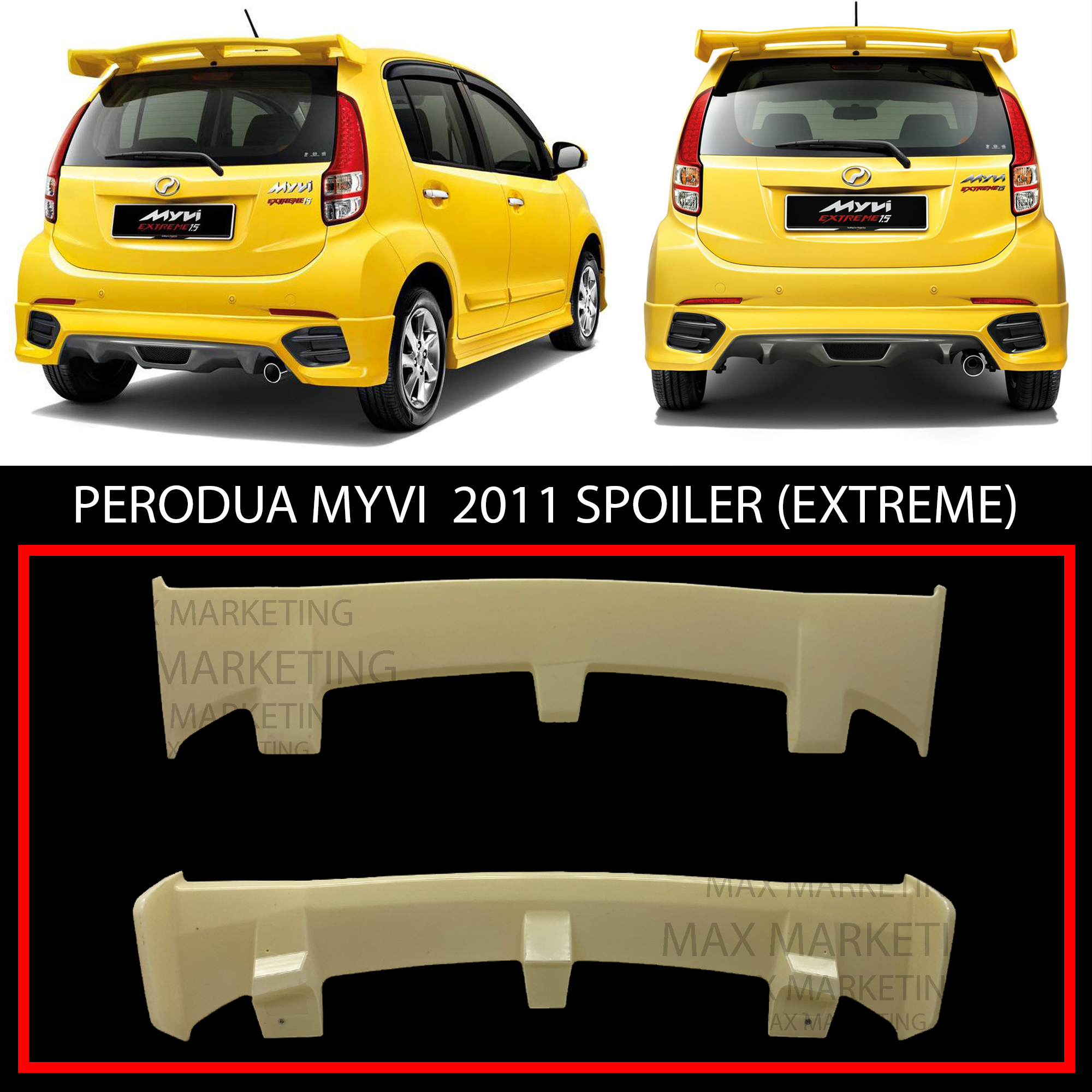 M367 Perodua Myvi 11 Spoiler Extreme Lazada