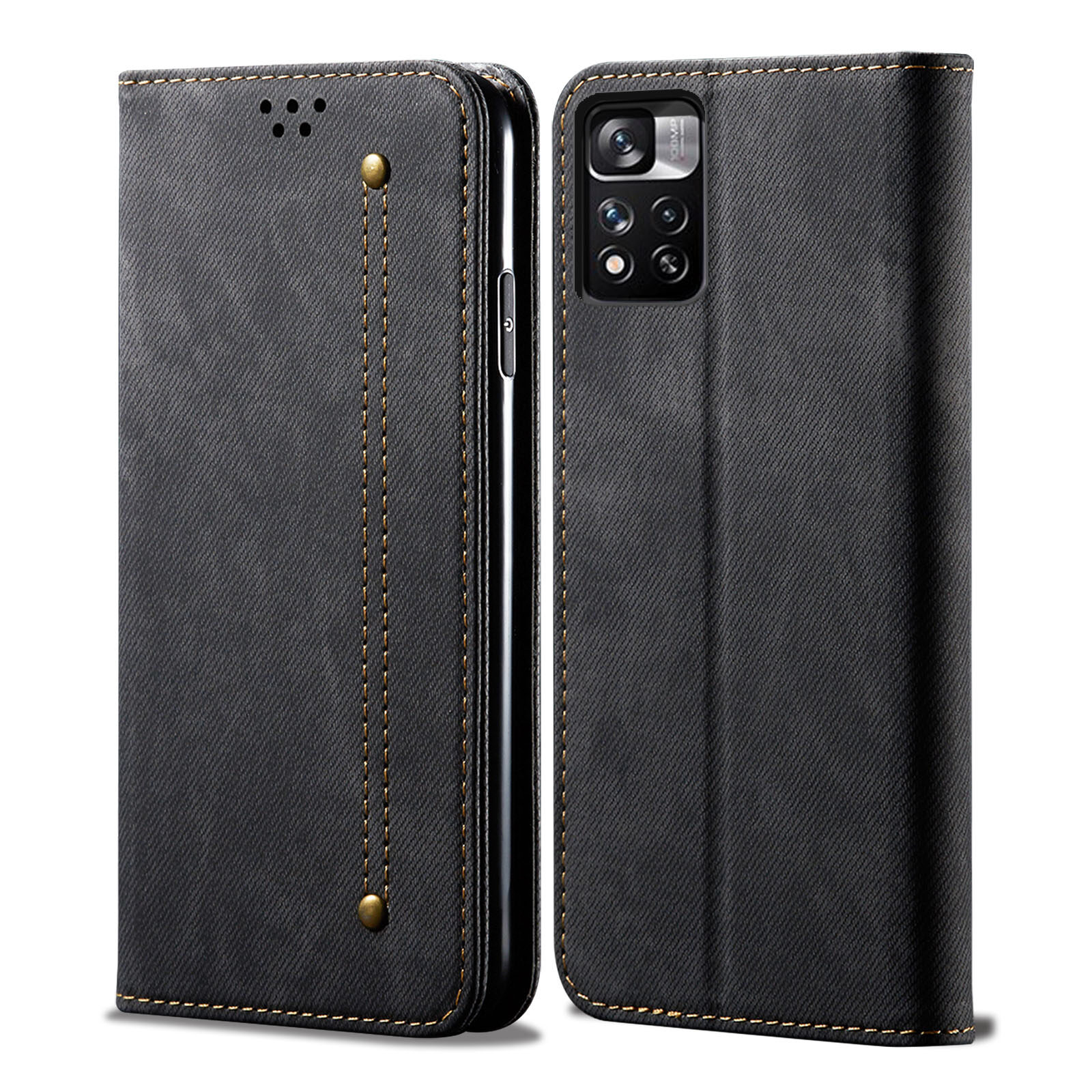 XICCI Wallet Phone Case for Xiaomi Redmi Note 11 5G/POCO M4 Pro 5G/Redmi Note 11T 5G Magnetic 360 Retro Leather Credit Card Money Slot Back Cover for Redmi Note 11 5G/POCO M4 Pro 5G/Redmi Note 11T 5G Leather Case