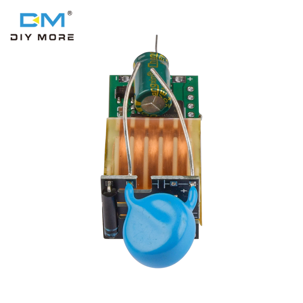 diymore Bo Mạch CuộN Tăng Xung Hồ Quang Tăng Áp 7.4V 15KV Bo Mạch Điều Khiển Gói Điện Áp Cao Mô-đun Điện Áp Cao Thiết Kế Mạch Phát Nhiệt Thấp Và Hiệu Suất Cao