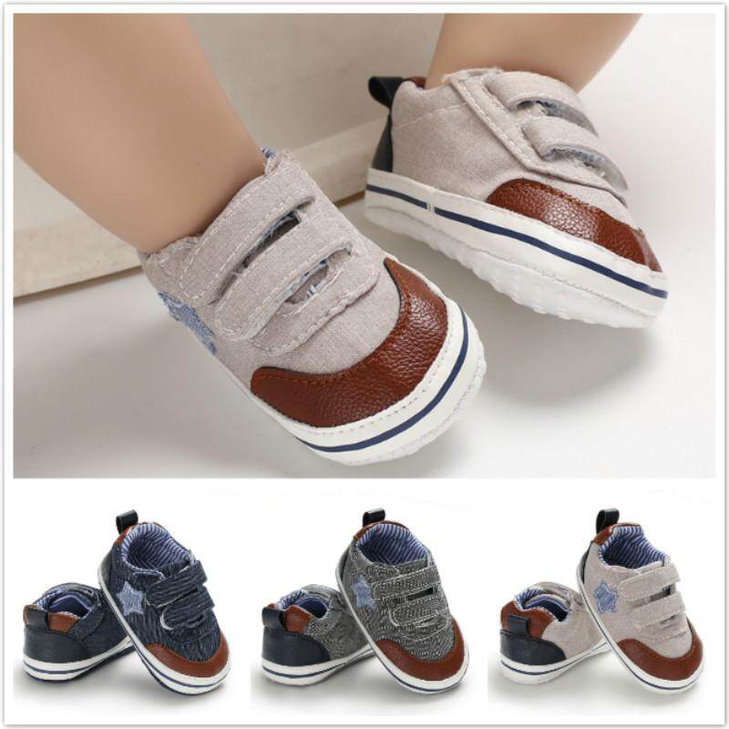 Newborn Baby Sole Crib Shoe Infant Girls Boy Toddler Casual Anti-Slip 0-18Months