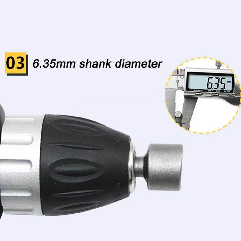 Bộ Mũi Khoan Đai Ốc Công Suất Sâu Chiều Dài Bộ Chuyển Đổi Ổ Cắm Tác Động Cho Tuốc Nơ Vít Cờ Lê 6.35Mm Chuôi Lục Giác