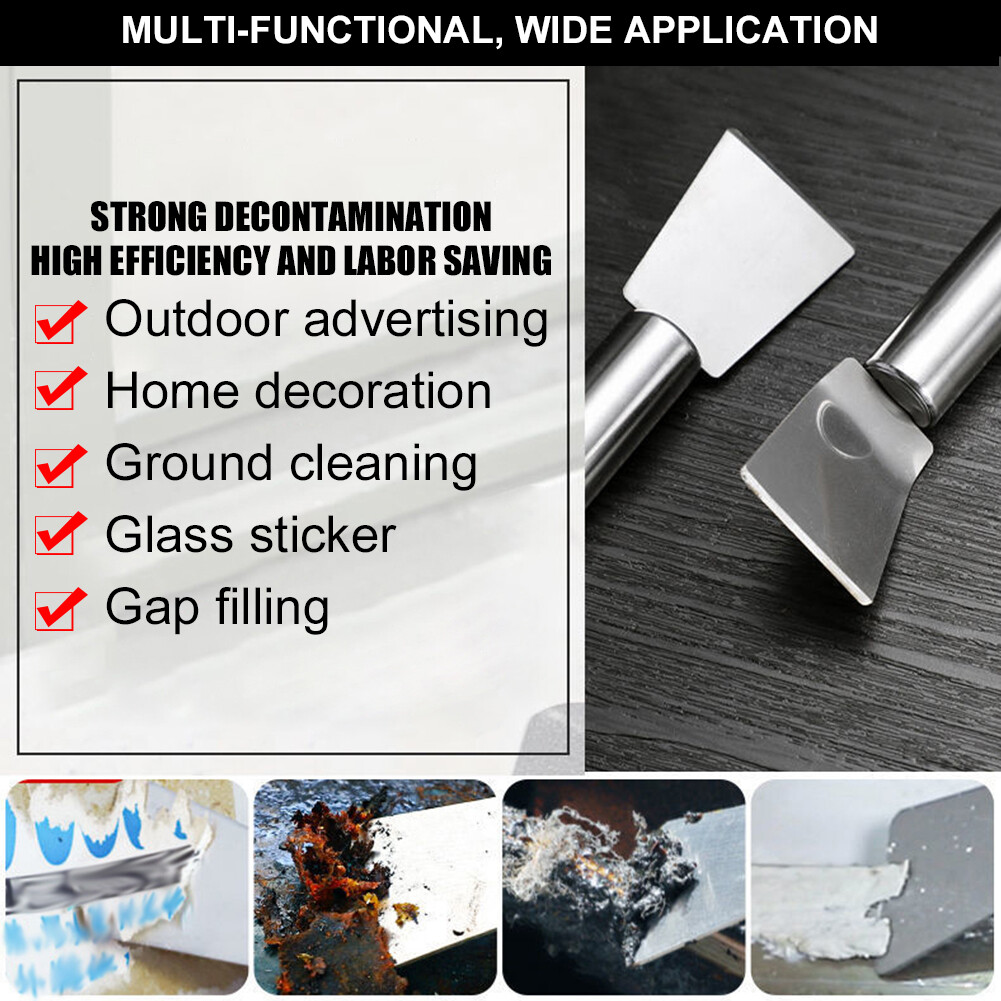 Stain Thawing Scraper Oil Remover Tool Stainless Multifunctional Steel