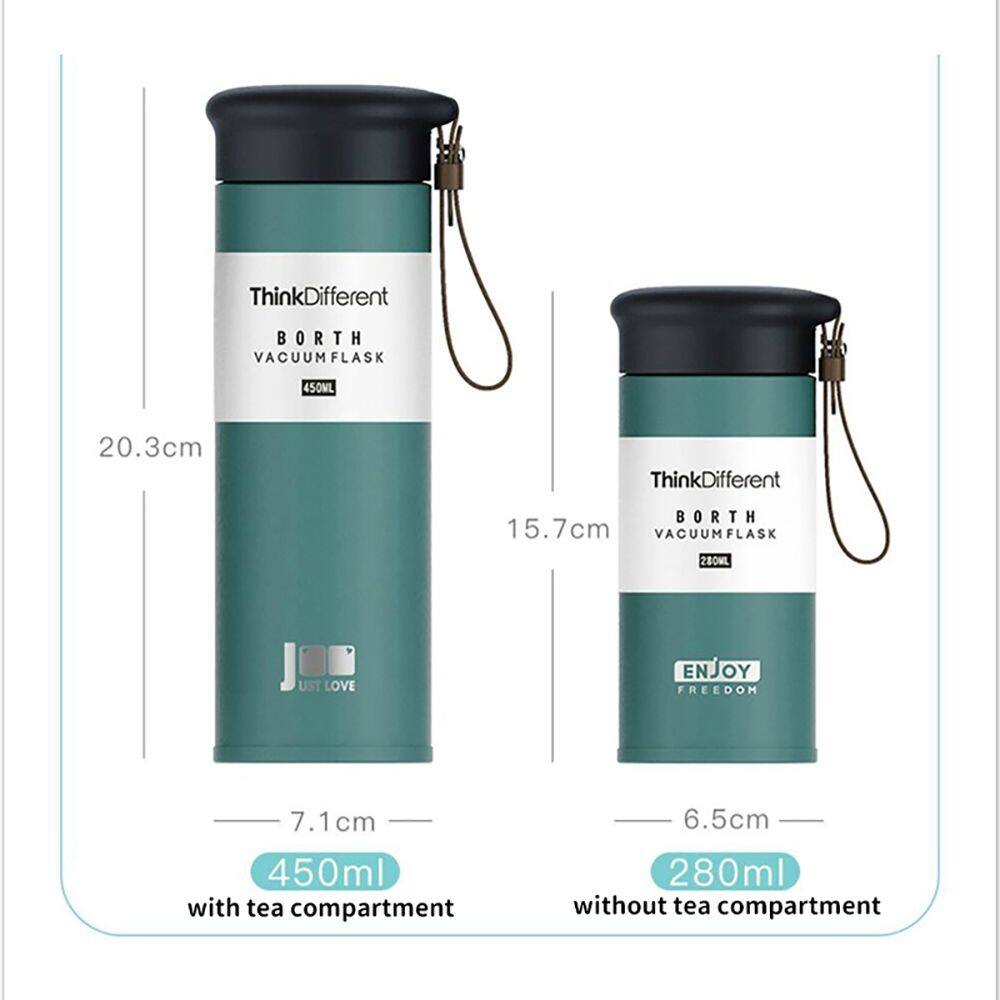 HERTE Cốc Cà Phê Quà Tặng Di Động Dung Tích Lớn Bình Cách Nhiệt Cho Gia Đình Văn Phòng Cốc Giữ Nhiệt Du Lịch Bình Chân Không Cốc Ăn Sáng