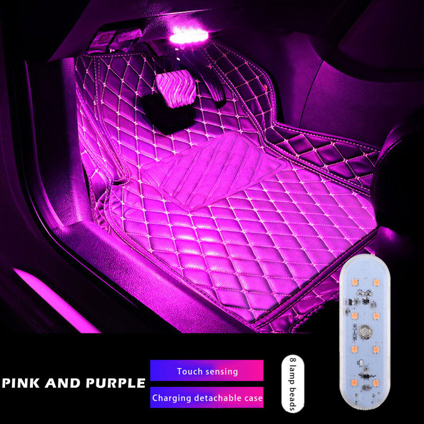 【ในสต็อก MA】Upgraded Extended Car Touch Lights (8 Led) โคมไฟภายในแบบไร้