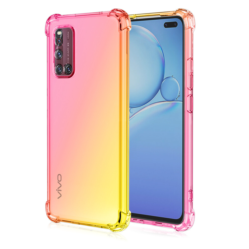 Thinmon for Vivo V19 Case Soft TPU Silicone Phone Cases Back Cover Airbag Shockproof Casing