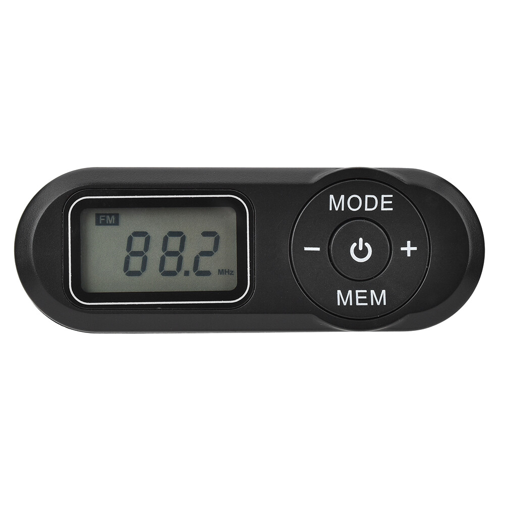 LCD Digital Display Mini Pocket Radio Retro Rechargeable FM Player Receiver
