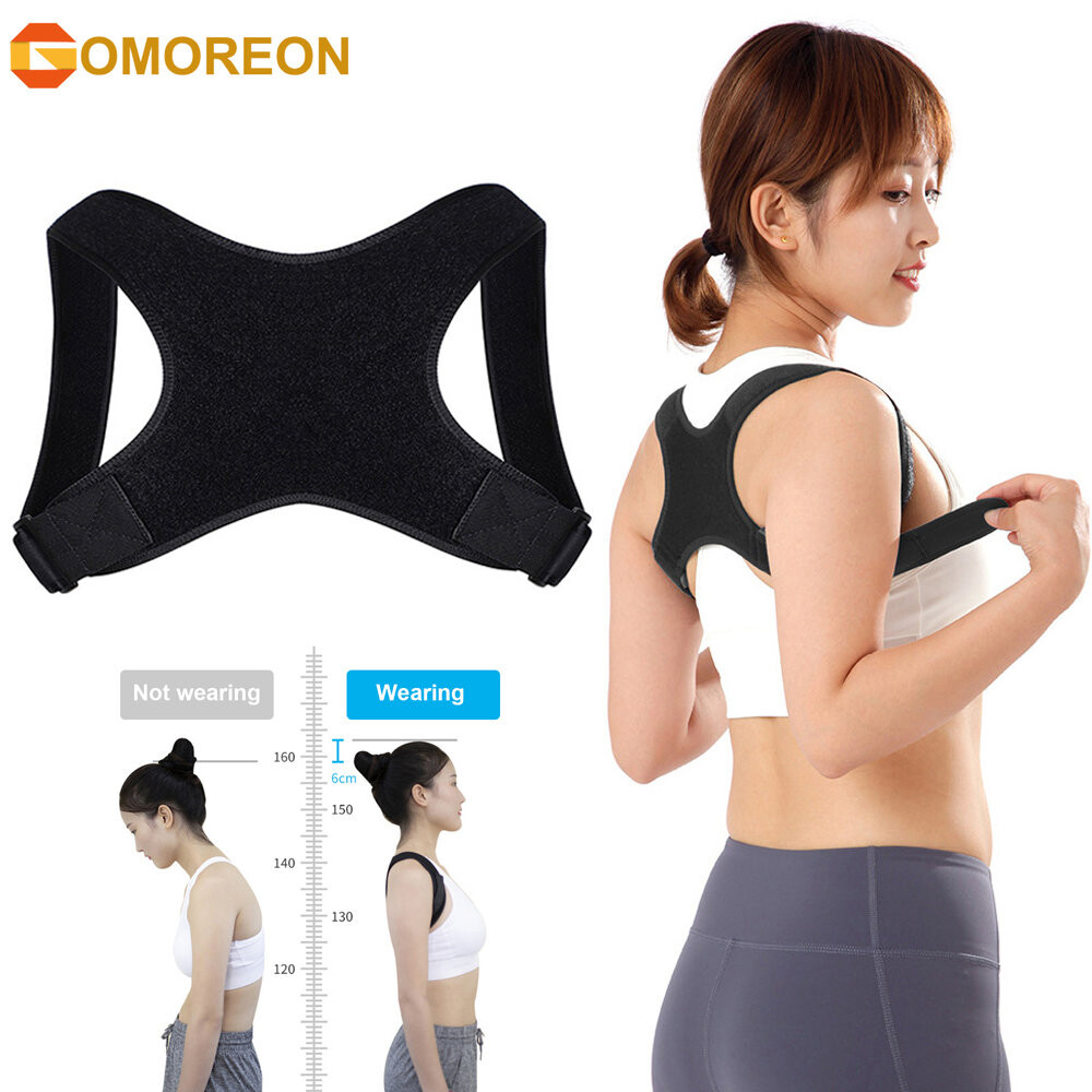 1Pcs Back Posture Corrector Belt Adjustable Clavicle Spine Back Shoulder Lumbar Posture Correction for Women Men