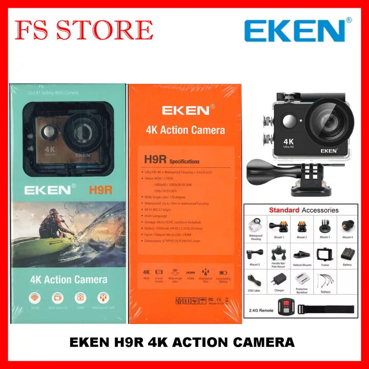 Eken H5s Plus Eken H6s Manual ORIGINAL EKEN H9R 4K Action Camera
