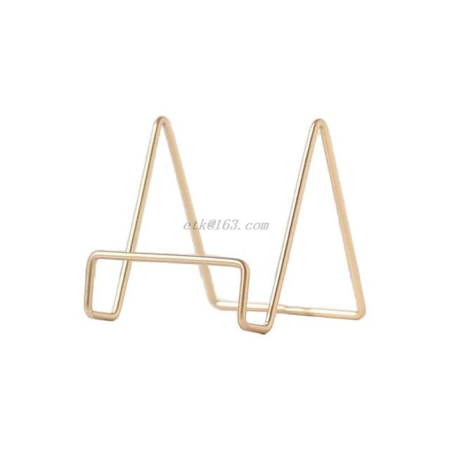 Geometric Desktop Placement Stand Mobile Phone Book Newspaper Collection Storage Rack Magazine Display Holder