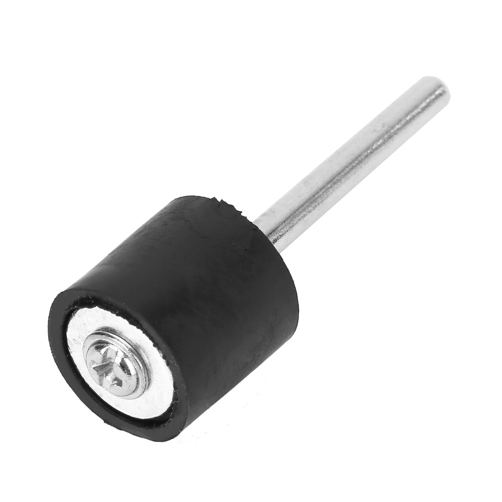 12Pcs Polished Iron Sanding Drum holder Rubber chuck 1/8 Inch Stem sanding handle for compatible rotary tool