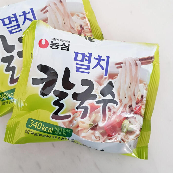 Nongshim Anchovy Kalguksu 95g Korean Instant Ramen Noodle Best Tasting Soup Traditional Instant