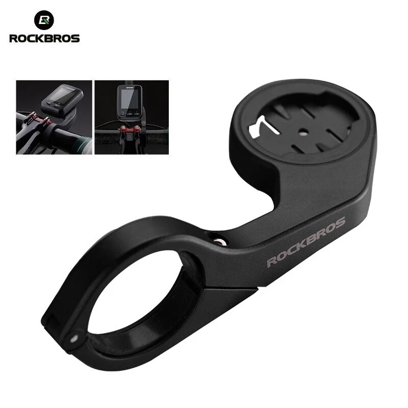 Rockbros 31.8 mm bicycle computer holder gps road mtb mountain bike handlebar extended bracket mount out front