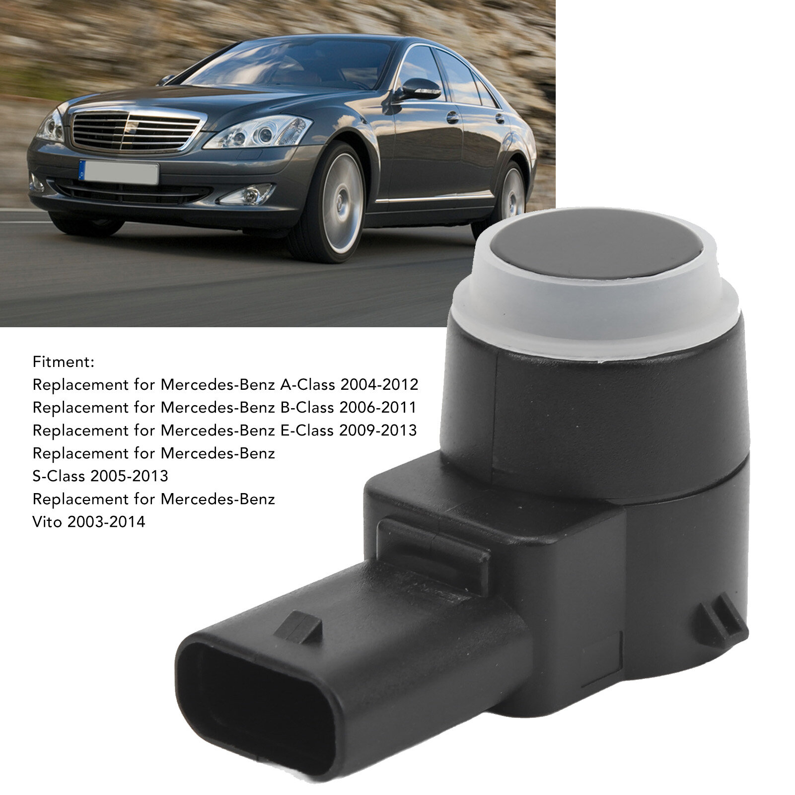 PDC Parking Sensor, High Performance Parking Aid Sensor High Sensitivity 2125420118 for Car