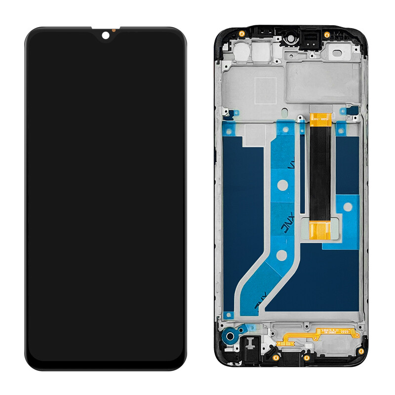 Ips Màn hình LCD cho Oppo A12 A12s cph2083 cph2077 Bộ linh kiện số của màn hình cảm ứng thay thế với các bộ phận khung