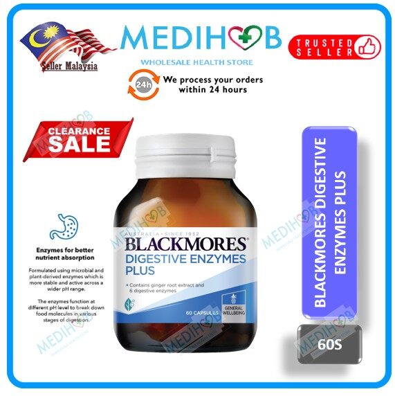 [CLEARANCE]Blackmores Digestive Enzymes Plus 60s Helps to Relieve