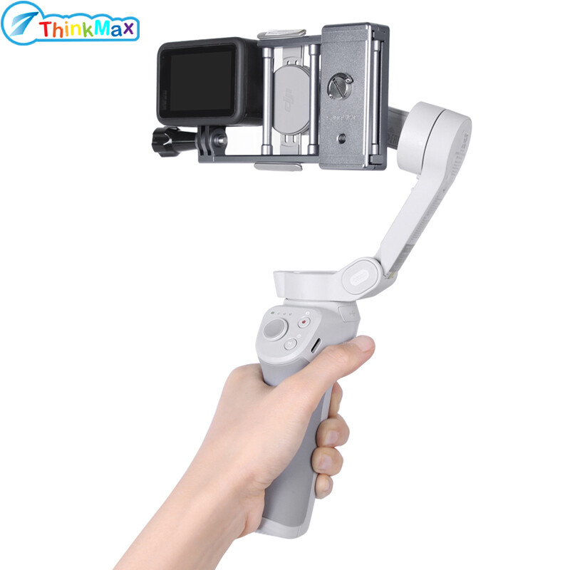 Gimbal Adapter Stabilizer Compatible For Action 3/osmo Mobile 6/om 5/om 4/se/osmo Mobile 3 Gopro11/10/9/8 Action Camera