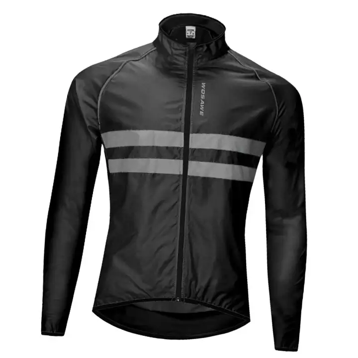 Men Women Breathable Running Riding Coat Jersey Windproof Long Sleeve Jacket