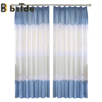 2pcs Elegant Sheer Voile Tulle D With Hooks For Living Room 2pcs Elegant Sheer Voile Tulle D