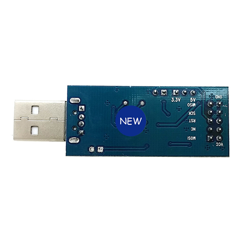 Usbasp USB ISP 3.3V / 5V Bộ lập trình AVR USB atmega8 atmega128 mới + 10pin dây hỗ trợ Win7 64bit