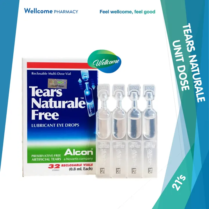 Alcon Tears Naturale Free Lubricant Eye Drops 0 8ml X 32 Vials Fast Delivery Ready Stock Lazada