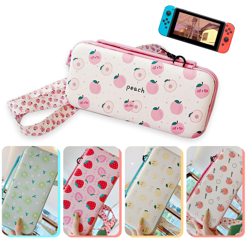 Túi Đựng Hoạt Hình Dễ Thương Cho Nintendo Switch Hộp Bảo Vệ Mang Đi Du Lịch, NS Vỏ Hộp Điều Khiển Trò Chơi Có Dây Buộc, Dropshipping