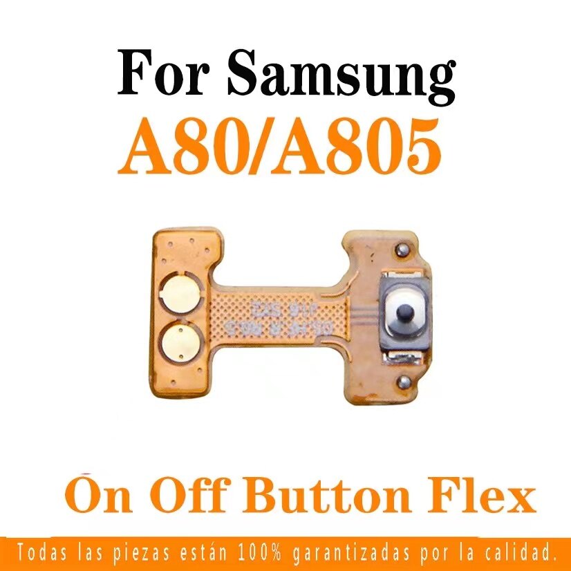 New For Samsung galaxy A80 A805 Power button flex on / off Switch Button Side Key Volume Up Down Flex Cable
