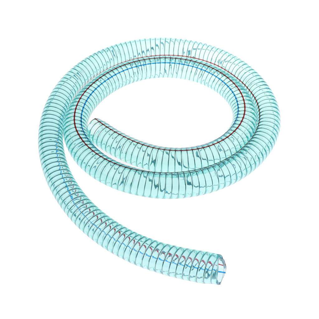 6mm ID 8mm Clear Braided Flexible PVC Hose Pipe for Water Oil Reinforced Tubing 