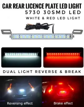 red led license plate lights