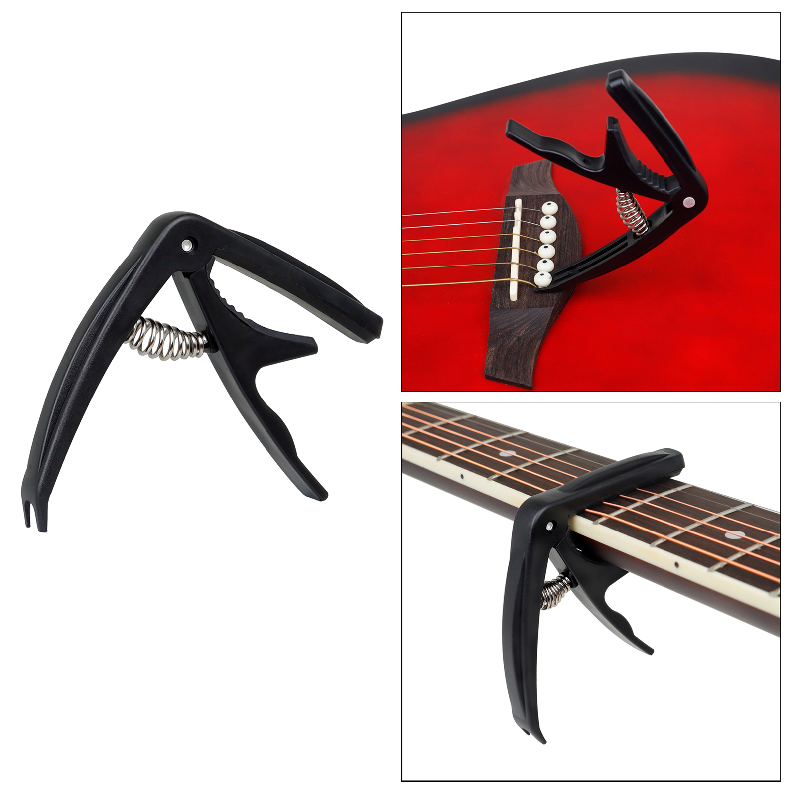 CCCOOL Quick Change Capo สำหรับอะคูสติก/กีตาร์ไฟฟ้าอูคูเลเล่สากล ...