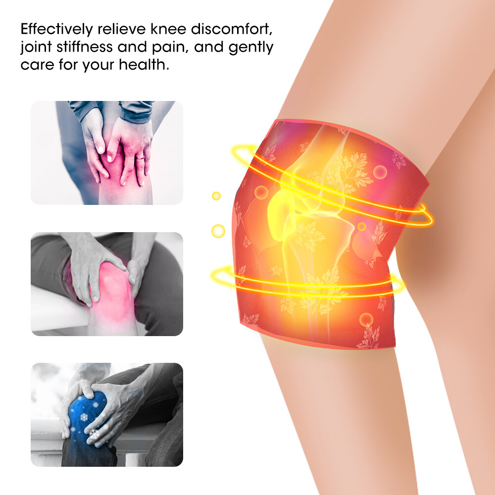 Dearbeauty Wormwood Steam Self-Heating Knee Patch Disposable Warming Knee Paste Joint Constant Temperature Hot Compress Pain Relief