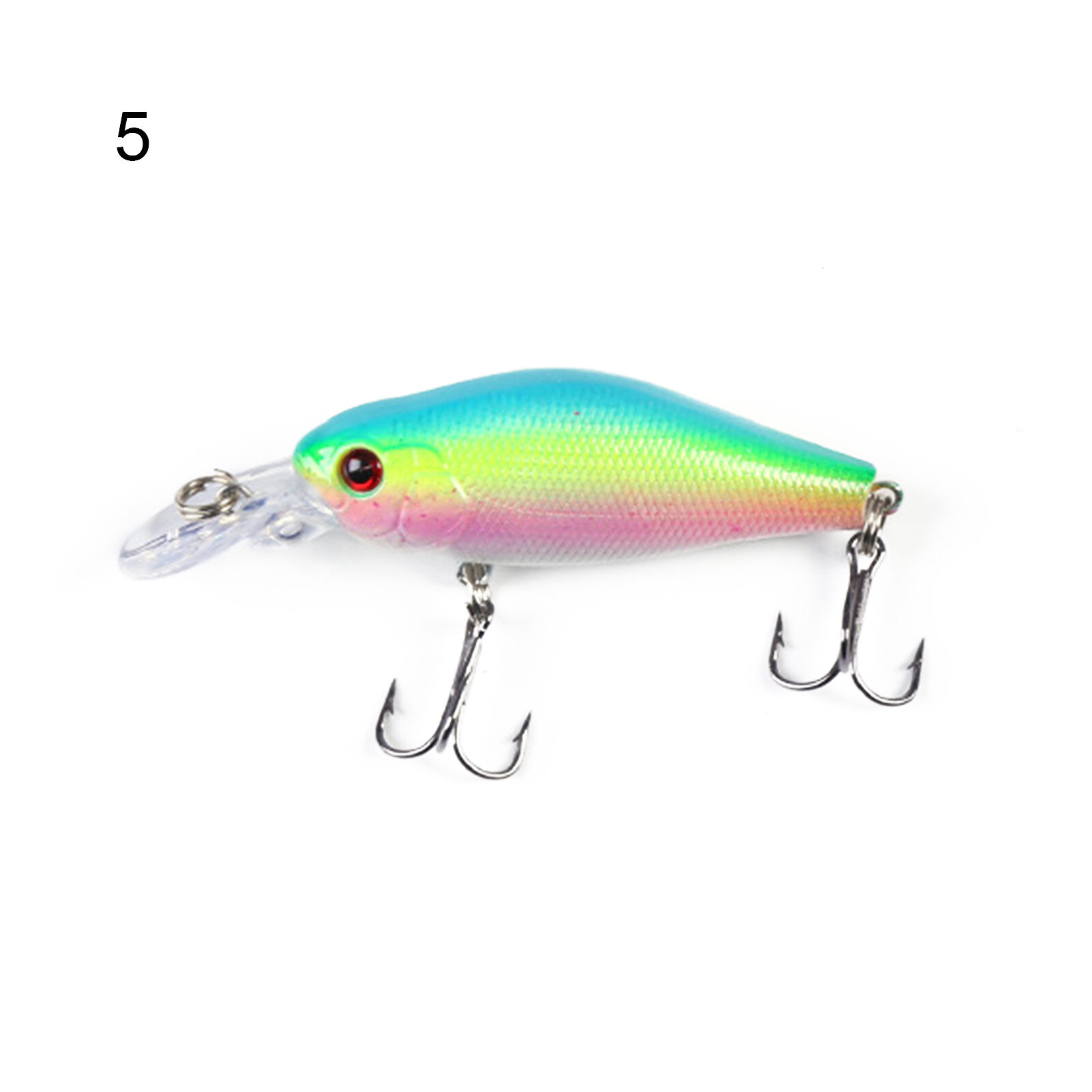 Ghxdryuru 7cm Outdoor Winter Freshwater Sea Fishing Bionic Fake Hard Bait Lure Tackle