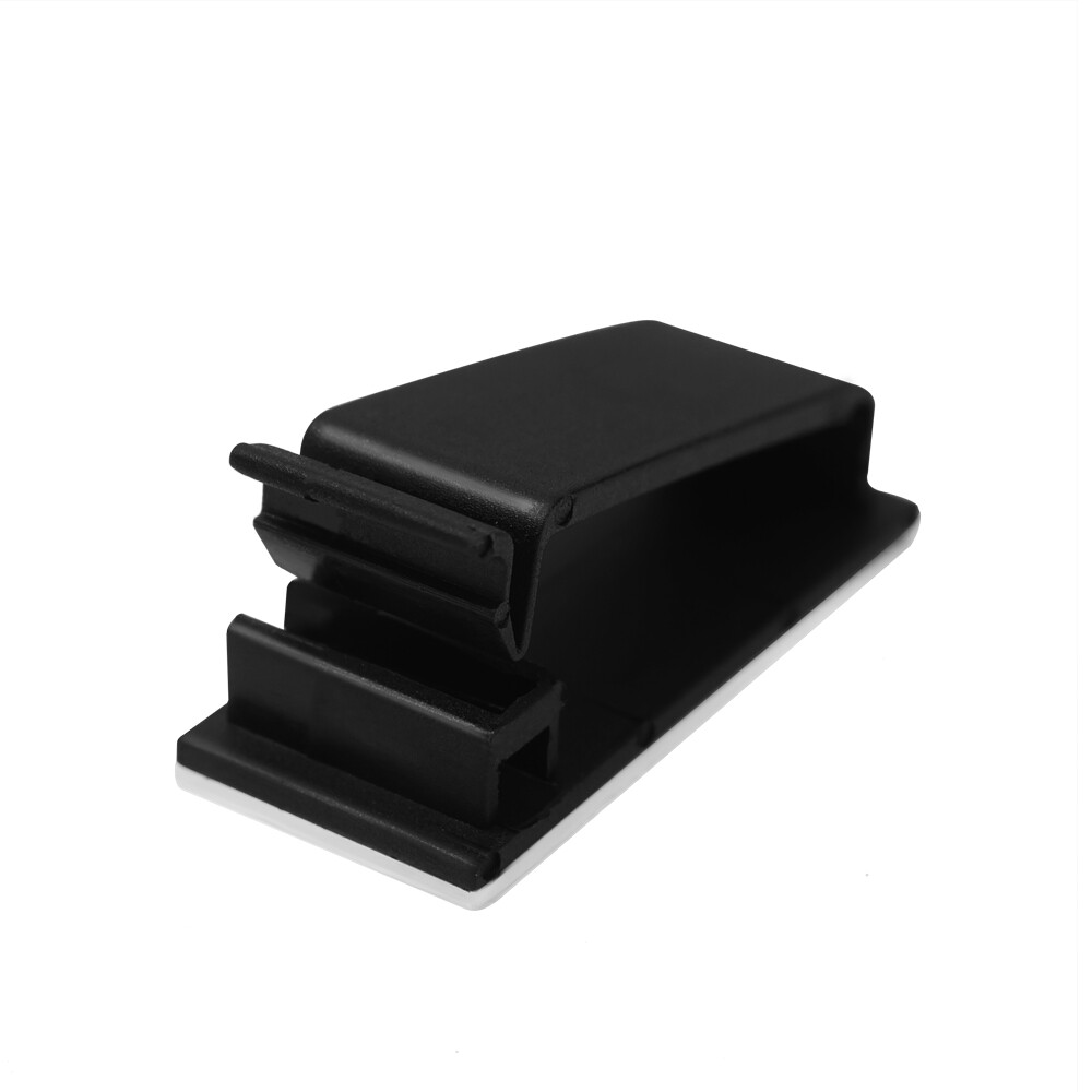 Polocat Self Adhesive Cable Clips Cable Management Black Wire Holder Organizer Clamp Self Adhesive Wire Clip for Car Cable Winding Tool