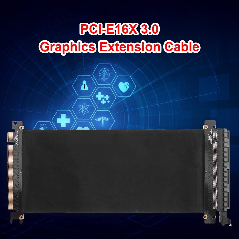 30cm PCI-E 16X Extension Cable Flexible PCI Express GPU Riser Connector