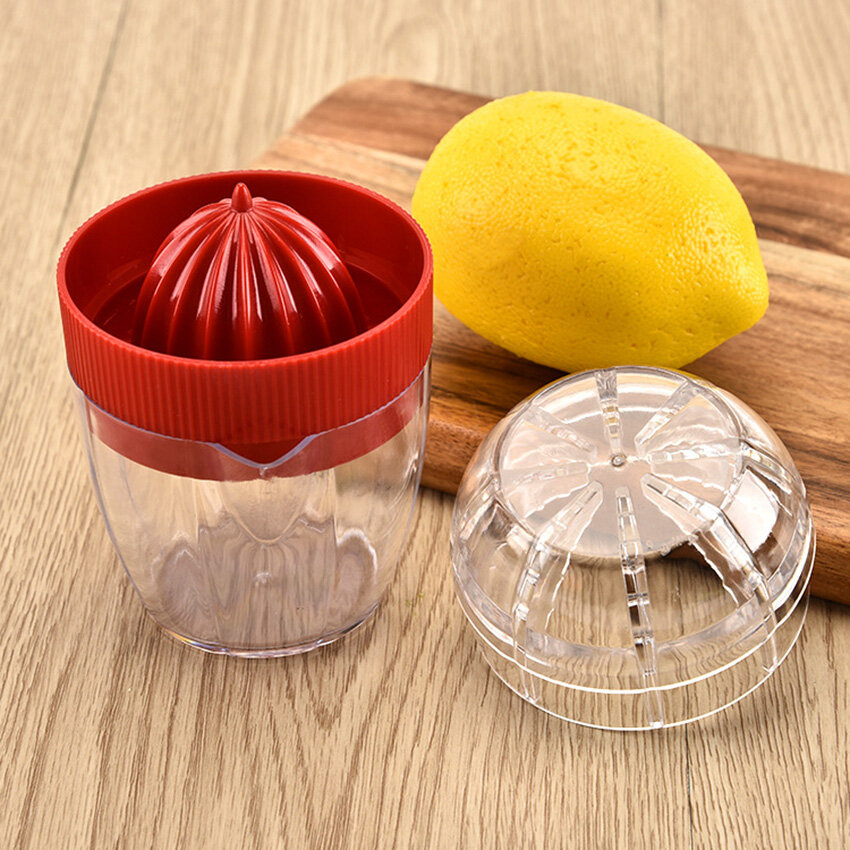 Portable Fruit Juicer Mini Manual Lemon Juicer Orange Lime Citrus Juicer Hand Press Squeezer