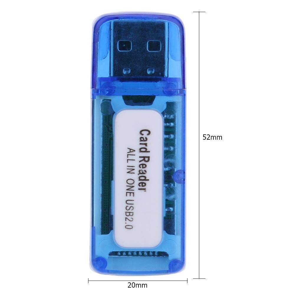 Đầu Đọc Thẻ Nhớ 4 Trong 1 Tiện Dụng Đầu Đọc Nhiều Thẻ USB 2.0 Máy Đọc Thẻ Tất Cả Trong Một Cho Micro SD TF MS Micro M2