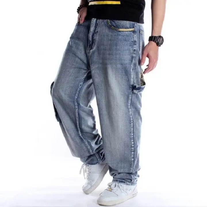 denim jeans with side pockets