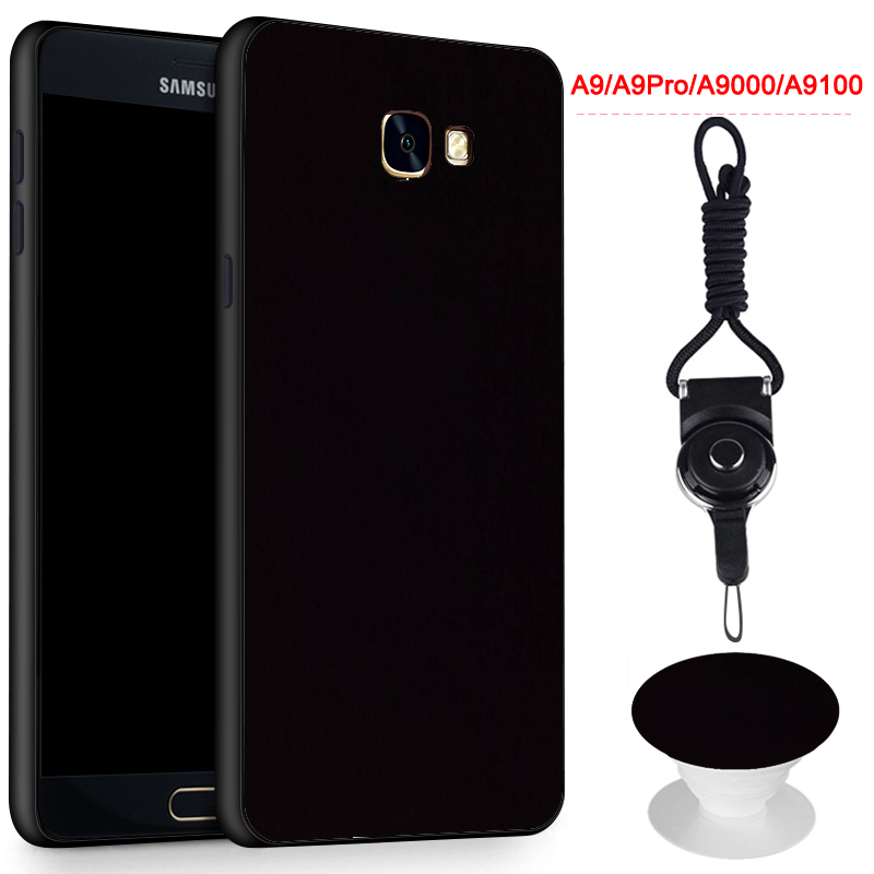 Ốp Lưng Silicon Mềm Cho Samsung Galaxy A9 2016/A9 Pro 2016/A9000/A9100 (Màu Đen)