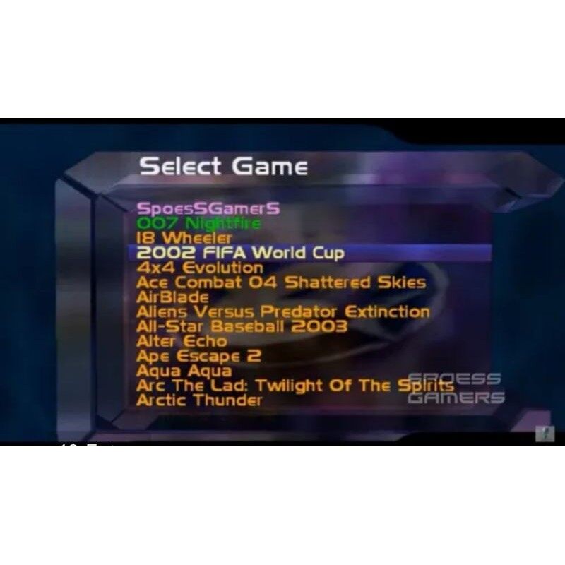 PS2 CD GAMES (Gameshark 2 V4)not games for setting cheat game