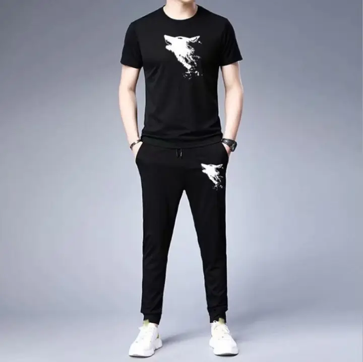 suit made of sweat pant material
