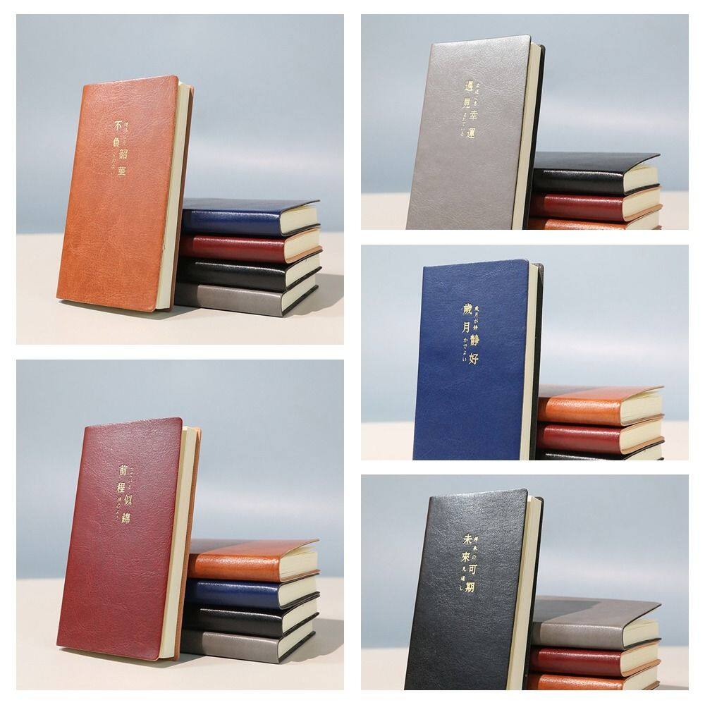 MMLUCK Agenda Organizer A7 Mini Notebook Memo Diary Planner Scrapbooking Pocket Notepad Simple Thickening Diary Notebook