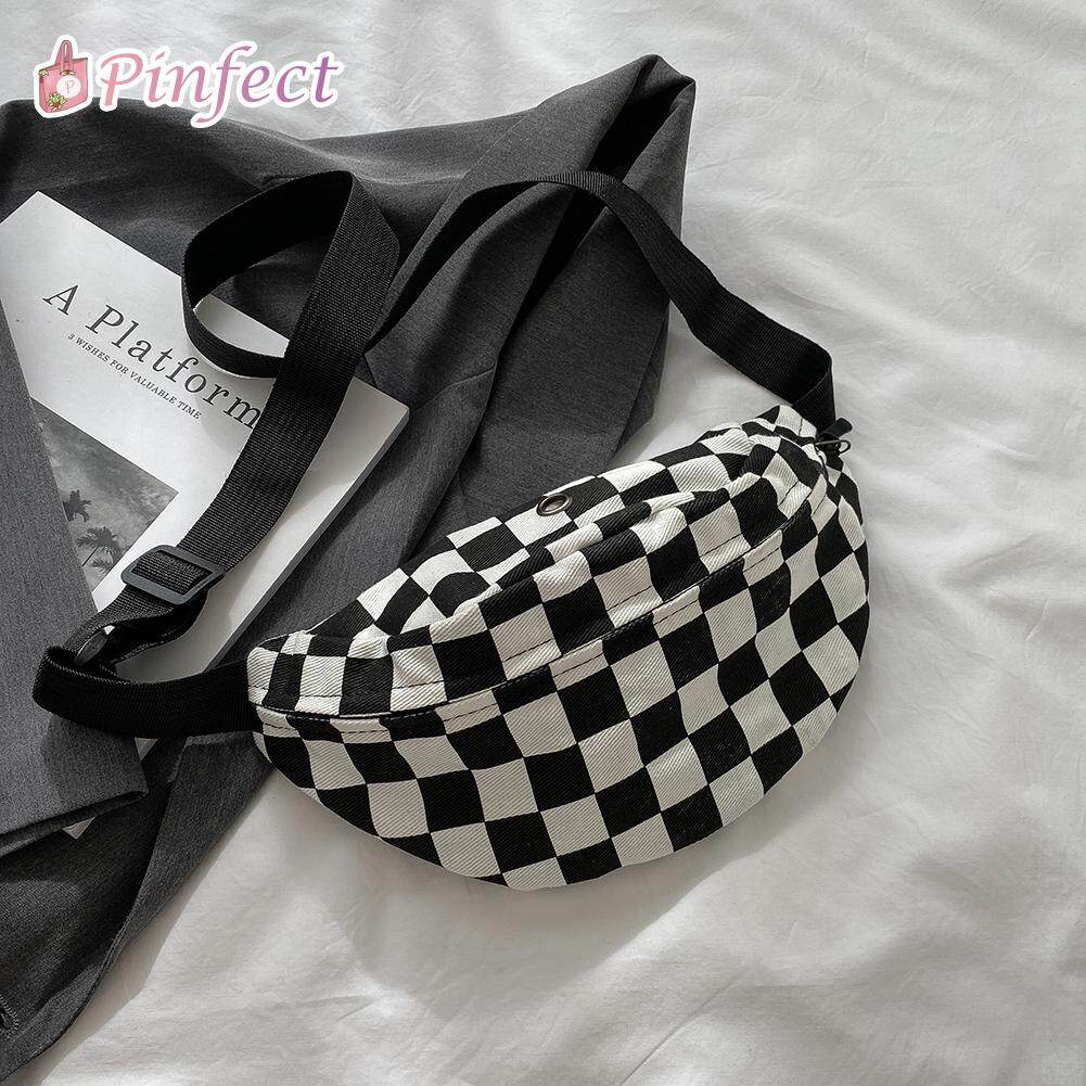 Checkered hotsell waist bag