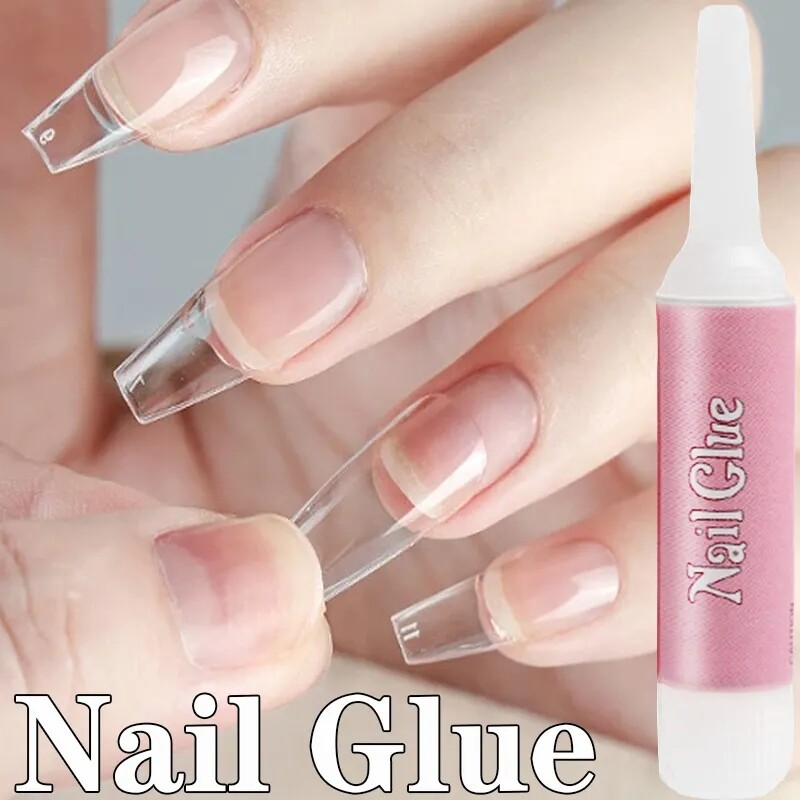 Nail Art Glue Fast-Dry Adhesive Acrylic Art False Tips 3D Decoration Nail Tips Multi-function Nail Rhinestone Glue Adhesive Tool