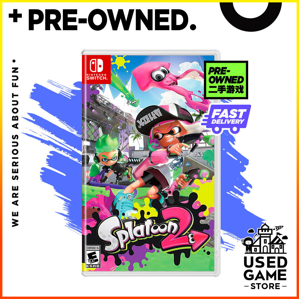 Pre owned on sale splatoon 2