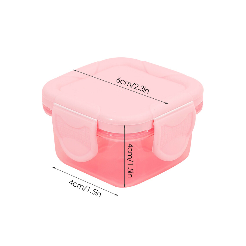 Bộ Hộp Đựng Mini Hộp Đựng Thực Phẩm Bằng Nhựa Trong Suốt Bền Có Nắp Đậy-Hộp Đựng Thức Ăn Trong Tủ Bếp Cho Gia Vị, Thảo Mộc, Cà Phê, Trà, V. V.