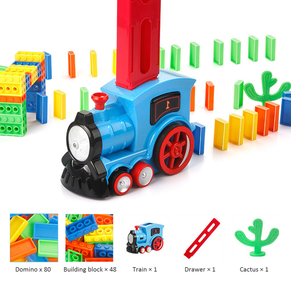 domino train toy set