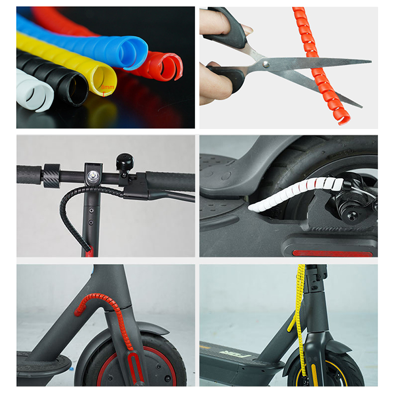 E-bike Cable Winder Protector Line Organizer Cable Wire Protection Pipe Wrap