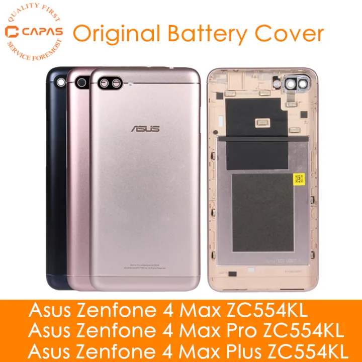 Capas For Asus Zenfone 4 Max Zc554kl X00id Original Rear Back Cover Housing Door For Zenfone 4 Max Plus Zc554kl Zenfone 4 Max Pro Zc554kl Backdoor Back Case Spare Replacement Parts