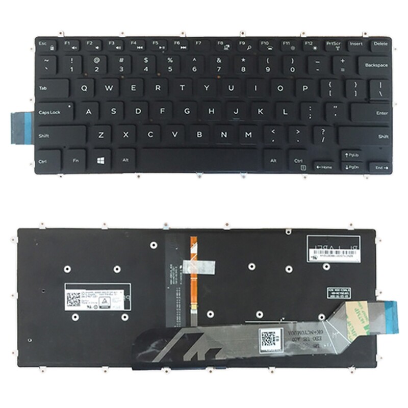 On Sale Us Version Keyboard With Keyboard Backlight For Dell Inspiron 13 5368 5378 5578 7368 7378 Lazada Ph